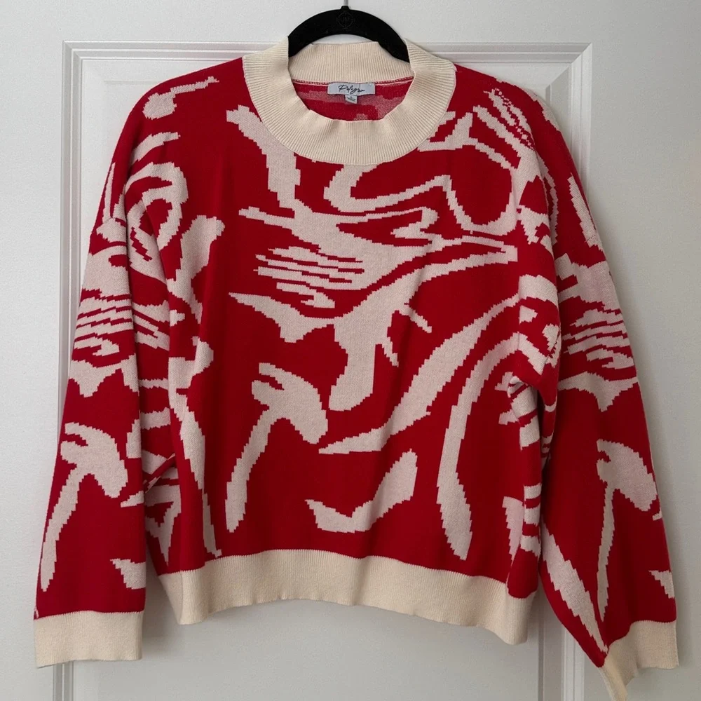 POLAGRAM Abstract Knit Sweater - Picture 2 of 5